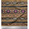 thumbnail image 1 of Soimoi Velvet Fabric Aztec Southwestern Print Fabric by The Yard 58 Inch Wide, 1 of 3
