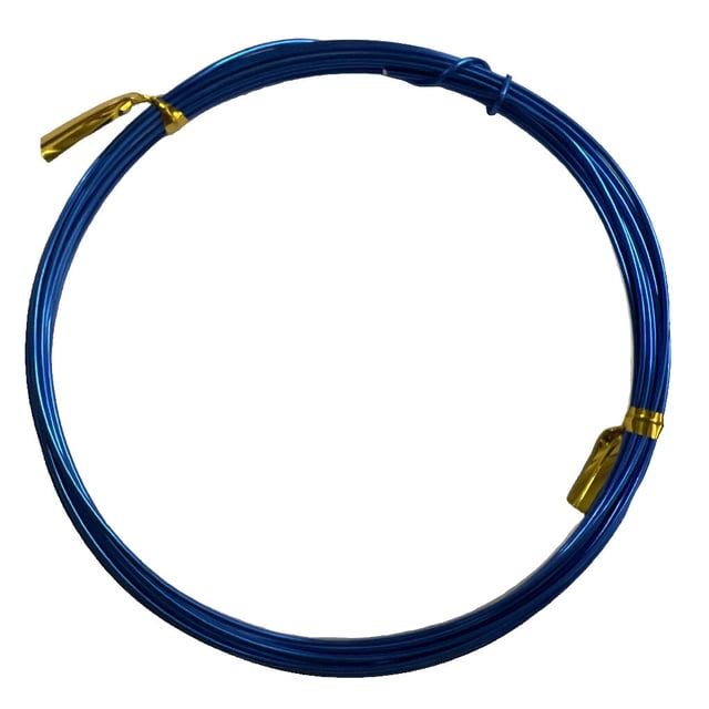 Craft Wires DIY Handicrafts Braided Thread Good Flexibility Durable Shiny Jewelry Lines Exquisite Design for Sculpturing Sapphire Blue