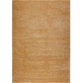 thumbnail image 1 of Ladole Rugs Solid Color Shaggy Meknes Durable Beautiful Turkish Indoor Small Mat Doormat Rug in Yellow, 1'10" x 2'11", 1 of 4