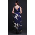 thumbnail image 3 of Bimba Bird Ladies Printed Resort Maxi DrawstringDressSpaghetti Strap Beach Wear-Small, 3 of 4
