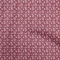 thumbnail image 1 of oneOone Polyester Spandex Dark Magenta Fabric Leaves Craft Projects Decor Fabric Printed By The Yard 56 Inch Wide, 1 of 5