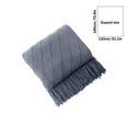thumbnail image 3 of TopLLC Couverture Jetée, Couverture Jetée pour Canapé Couverture Douce Couverture Tricotée Couverture à Franges Couverture de Sofa Couverture de Sommeil 180x130cm Couverture Douce, 3 of 6
