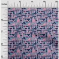 thumbnail image 1 of oneOone Cotton Poplin Fabric Square & Triangle Geometric Decor Fabric Printed BTY 56 Inch Wide, 1 of 1