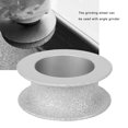 thumbnail image 3 of 73mm Round Edge Grinding Wheel, Concave Abrasive Wheel Disc, Vacuum Dry Wet Grooved  Grinding Wheel for Stone Ceramic Glass, 3 of 7