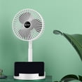 thumbnail image 2 of TopLLC Portable Fan Stretchable Fan, Fan Portable, 3 Speeds Desktop Table Fan, Plug In Power Fan, Rotation Strong Wind, Quiet Small Fan For Home Desktop Office Strong Airflow Cooling Fan, 2 of 7