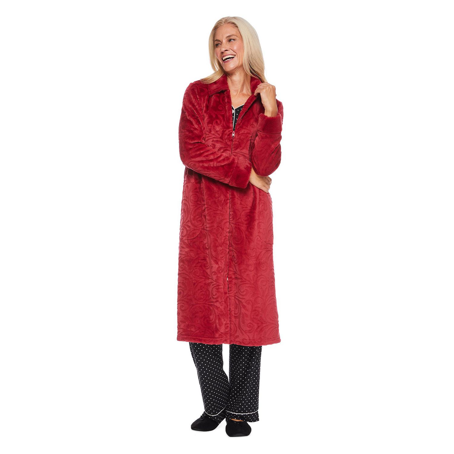 Iyla Women's Zip Front Robe