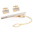thumbnail image 1 of Shirt Cuff Links Tie Clip Set Business Style Alloy 1 Set Durable Men Formal Events, 1 of 4