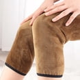 thumbnail image 4 of Winter Thermal Knee Warmers Double Layer Velvet Leg with Full Coverage and Secure Zipper Design, 4 of 6