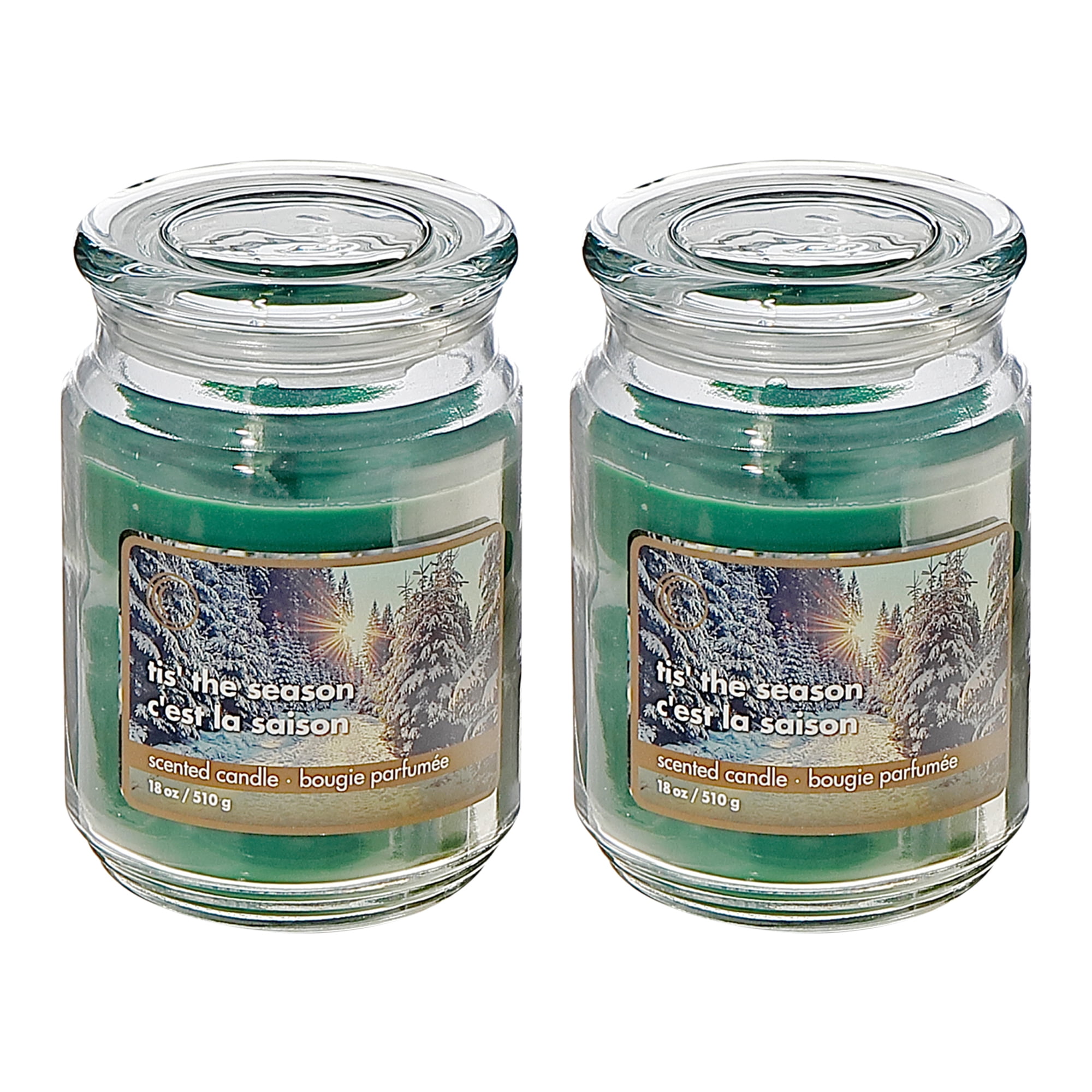 Bougie Parfumée En Pot De 18 Oz (CEst La Saison) - Lot De 2