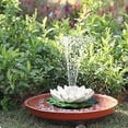 thumbnail image 3 of Solar Waterscape Garden Floating Flower Fountains for Bird Bath Fish Tank Pool, 3 of 7