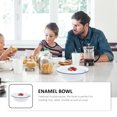 thumbnail image 4 of MasteelfCA 1pc Vintage Enamel Rice Bowls Practical Ramen Storage Bowls Enamel Tableware, 4 of 8