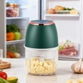 thumbnail image 2 of WMQPNNS Christmas Decor Mini Food Processor 350Ml Compact Kitchen Chopper Efficient Vegetable Meat Grinder Quick Prep Garlic Onion Mincer Function for Fruits, 2 of 4