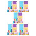 thumbnail image 3 of Ruiboury Multipurpose Notes Book Suitable For Various Tasks And Situations Highlight Mark Pad Sticky Notes 5Set, 3 of 6
