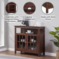 thumbnail image 4 of Convenience Concepts Designs2Go Meuble Télé Haut Big Sur, Fini Bois Espresso, 4 of 7