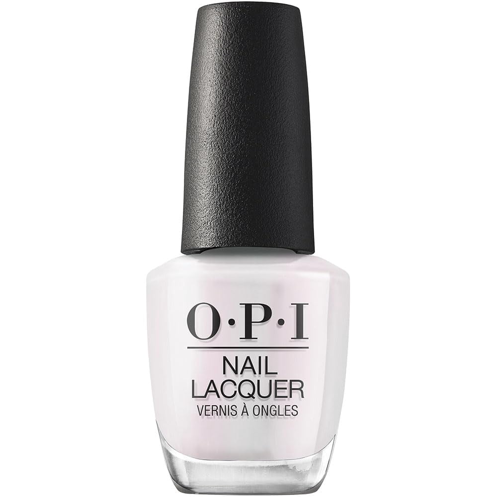 Opi Nail Lacquer Soft Sheer & Pearl Finish White Nail Polish Up To 7 Days Of Wear Chip Resistant & Fast Drying Spring '24 Your Way Collection Glazed N' Amused 0.5 Fl Oz