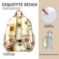 thumbnail image 4 of Sac à Dos pour Tout-Petit Floral Papillon Spacieux avec Bretelles Réglables, Boucle de Poitrine, Résistant à l'Eau, Léger, pour l'École, 4 of 4