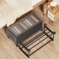 thumbnail image 4 of TopLLC Under Bed Storage With Wheels Larger Under Bed Storage Containers With Clear Lids Under Bed Shoe Organizer Rolling Under Bed Storage Drawers For Shoes Clothes Underbed Storage Basket, 4 of 7