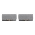 thumbnail image 4 of Redempat Elegant And Wide Application Shoulder Bag Chain Shoulder Bag Polyester Clutches Handbag Evening Bag Protects Items silver 2Set, 4 of 6