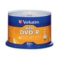 thumbnail image 1 of Verbatim AZO DVD-R 4.7GB 16X with Branded Surface - 50pk Spindle, 1 of 2