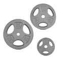 thumbnail image 4 of CAP Barbell Standard Cast Iron 1-inch Weight Lifting Grip Plate, 25 lb, Single, Grey, 4 of 5