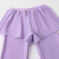 thumbnail image 4 of MIASHUI Kid Girls Two Piece Rash Guard Swimsuits Long Sleeves Shirt and Swim Trunks,Purple,11-12 Years, 4 of 4