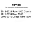 thumbnail image 2 of TOR Front Upper Suspension Control Arm and Ball Joint Assembly Kit for Car Ram 1500 Classic Dodge KTR-101507, 2 of 2