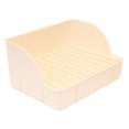 thumbnail image 3 of MERIGLARE Rabbit Litter Box Bedpan Corner Toilet Box for Chinchillas Guinea Pigs Bunny white pp mesh, 3 of 9