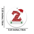 thumbnail image 2 of EGNMCR Christmas Decorations, Christmas Gifts Christmas Alphabet Decorations Personalized For Gift Christmas Tree Hanging Ornament DIY Decorations Wooden listing, 2 of 2