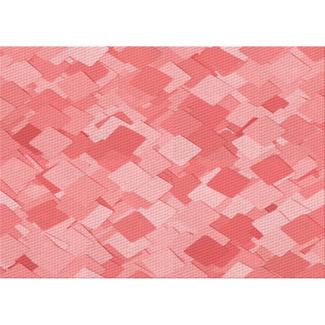 Ahgly Tapis Rectangulaire Lavable en Machine Intérieur Transitionnel Rose Pastel, 4 Pieds x 6 Pieds