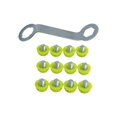 thumbnail image 2 of 12Pcs Football Boot Studs Soccer Studs 7mm 10mm Replacement Spikes Green 7mm+10mm, 2 of 9