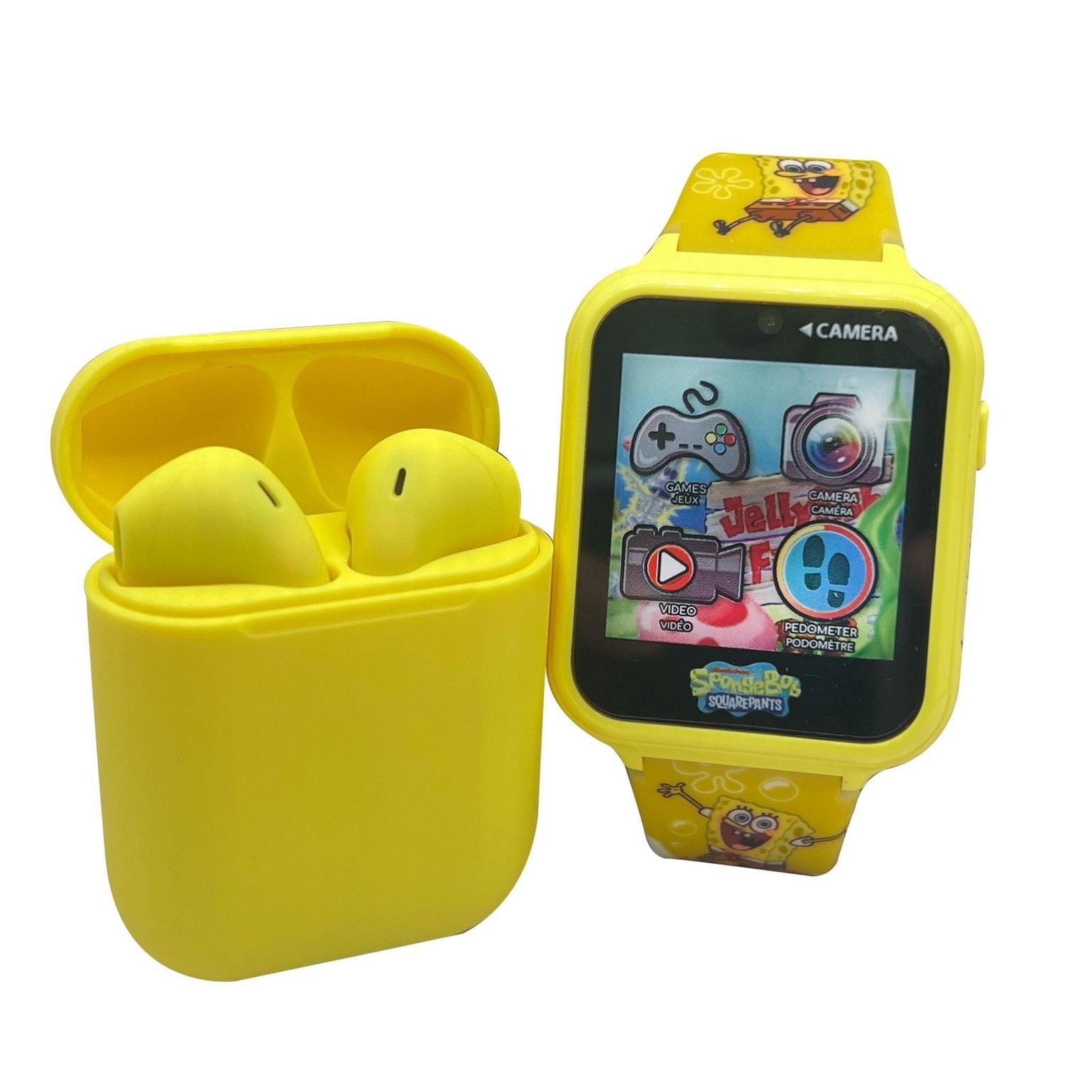 Sponge Bob Touch Screen Interactive Watch with Bonus Earbuds