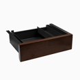 thumbnail image 1 of Desky Minimal Under Desk Drawer - Dark Walnut Rubberwood / Black, 1 of 10