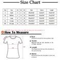 thumbnail image 4 of Pompotops Femmes Été Sexy Dégradé Print Femmes Régulières Manches Courtes Top, 4 of 5