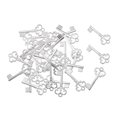 thumbnail image 4 of Key Charms Key Pendants Alloy Keys Bulk Vintage Style Key Set Charms for Jewelry Bright 100pcs, 4 of 9