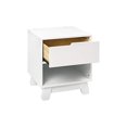thumbnail image 3 of Babyletto Hudson Nightstand with USB Port in White, 1 Drawer and Storage Cubby, 3 of 5