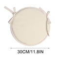 thumbnail image 2 of PRETXORVE Coussins d'Intérieur et d'Extérieur Coussins Ronds avec Attaches, Coussins Ronds pour Chaises de Salle à Manger Coussin de Siège Rond Ensemble de Coussins de Jardin pour Meuble, 2 of 2