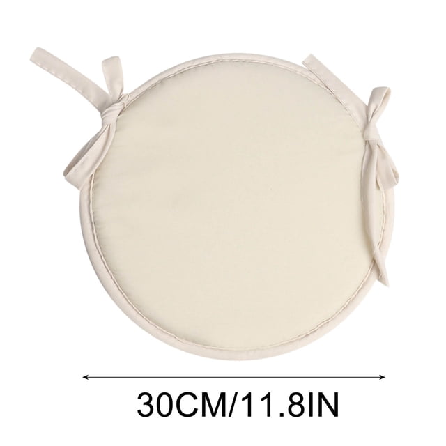 Yhmxh Coussins de Chaise Intérieur Extérieur Coussins de Chaise Ronds avec Attaches, Coussins Ronds pour Chaises de Salle à Manger Coussin de Siège Rond Coussins de Chaise de Jardin Ensemble pour Meuble
