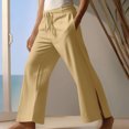 thumbnail image 2 of Birdeem Pantalon pour Hommes Hommes Uni Décontracté Mode Poches Taille Élastique Pantalon Long Pantalons, 2 of 12