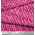 thumbnail image 3 of Soimoi Poly Georgette Fabric Brush Stroke Abstract Printed Fabric 1 Yard 42 Inch Wide, 3 of 3