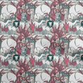 thumbnail image 1 of oneOone Polyester Spandex Red Fabric Kids Animal Craft Projects Decor Fabric Printed By The Yard 56 Inch Wide, 1 of 4
