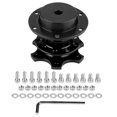 thumbnail image 2 of Adaptateur de Moyeu de Volant de Voiture Hub Quick Release Adaptateur Snap Off Kit avec Vis, 2 of 8