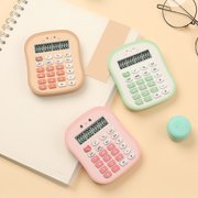 TTJ Calculators Scientific Calculators Standard Calculator 12 Digit with Large Display Round Button Candy Color Calculator Portable for Office Home
