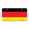 thumbnail image 1 of Plaque d'Immatriculation en Aluminium - Drapeau Allemand, 1 of 1