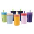 thumbnail image 1 of Owala Gobelet Isotherme pour Enfants en Acier Inoxydable 12 oz avec Paille, Lot de 2, 1 of 3
