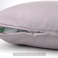 thumbnail image 2 of 2Pcs Decorative Solid Color Throw Pillow Simple Square Covers Cushion Case Indoor Living Room Outdoor Garden Shell Pillow Case for Car Sofa Bed Couch, 2 of 5