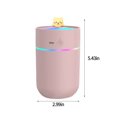 thumbnail image 3 of TIMIFIS Air Humidifier Portable Desk Humidifier, Cool Mist Humidifier, Humidifier for Home Bedroom Office, Plants, Colorful Night Function Humidifiers for Bedroom, 3 of 8