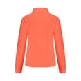 thumbnail image 4 of Besolor Button Down Shirts for Women Solid Color Long Sleeve Colared Tops Loose Office Blouses for Casual Work, 4 of 5