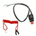 thumbnail image 1 of PENGX Outboard Motors Kill Stop Switch and Safety Tether Lanyard For Yamaha Tohatsu, 1 of 7