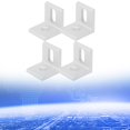 thumbnail image 4 of Right Angle Corner Bracket,  Metal Material L Shaped Brackets Easy To Install  For Wood Shelf 2020, 4 of 8