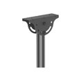 thumbnail image 4 of StarTech.com Ceiling TV Mount - 1.8' to 3' Short Pole - Full Motion - Supports Displays 32" to 75" - For VESA Mount Compatible TVs (FPCEILPTBSP) - Bracket - for flat panel - heavy duty steel - black - screen size: 37"-75" - ceiling mountable - for P/N: HDMIPLATE, 4 of 7